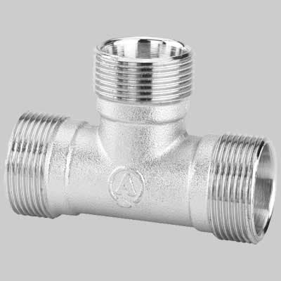 Raccordo a T Doppio Cromato Arteclima 24 x 19 - 2