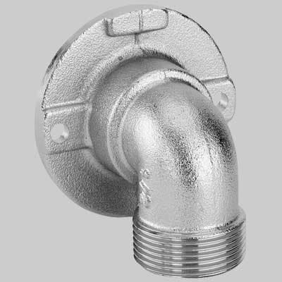 Raccordo Curvo per Impianti Cromato Arteclima - 2