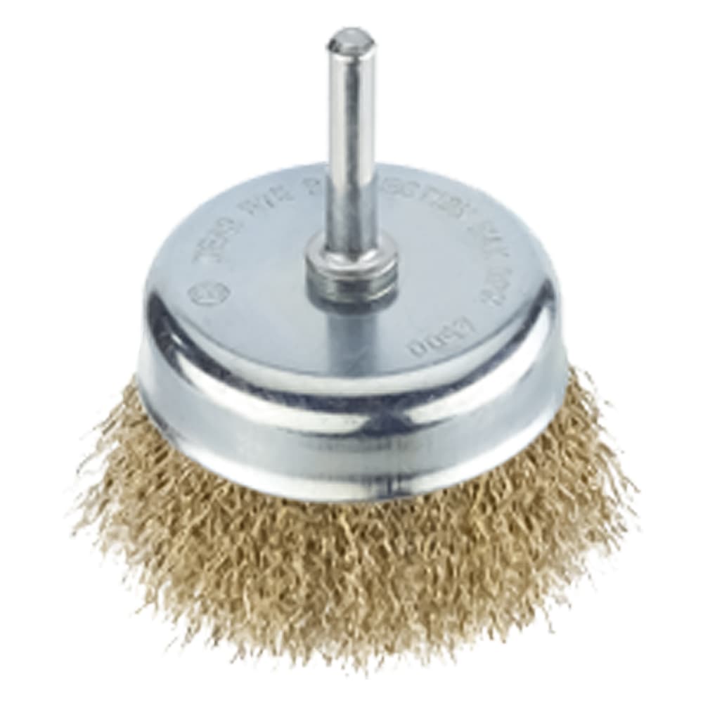 Spazzola a Tazza per Trapano Gambo Pg Ø 50 mm 6 mm - 2