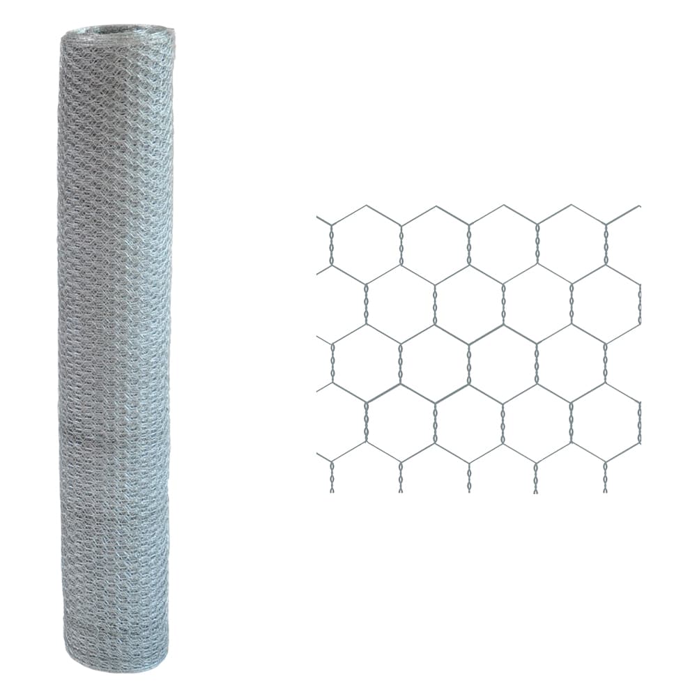 Rete Tripla Torsione Esagonale 16 x 2 Filo H. x Sidex Ø 0,7 mm 60 cm 25 mt - 2