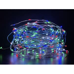 Catena Luminosa a Batteria 100 Gocce LED Multicol 24 Pezzi - 2