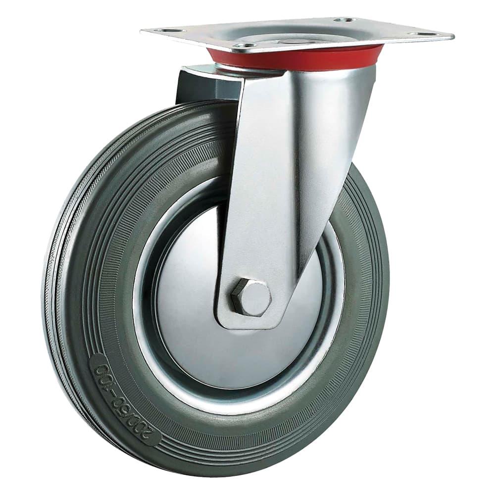 Ruota per Carrelli Art 80 À¸ Piastra Capacità Kg 70 Ruote per Carrelli - 2