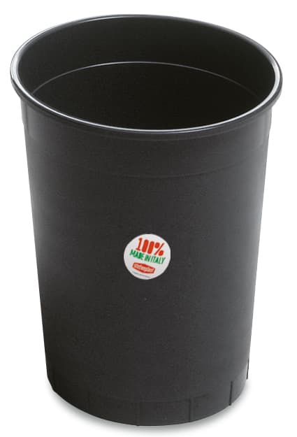 Cestino Gettacarte Chiuso Cm 28 x 30 H Colore Grigio Stefanplast - 2