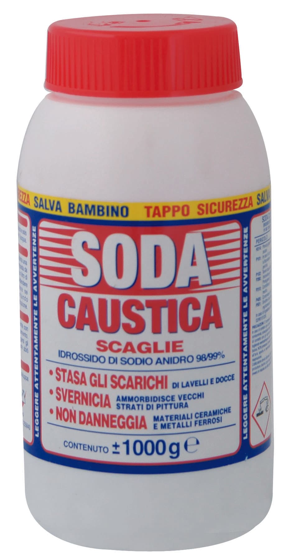 Soda Caustica a Scaglie Kg 1 12 Pezzi - 2