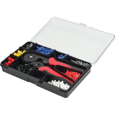 Terminale a Puntale con Pinza in Kit Electraline 1200 Pezzi - 2