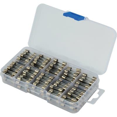 FUSIBILI IN VETRO IN KIT ELECTRALINE - AH 0,5/20 CF=PZ 200 - 2