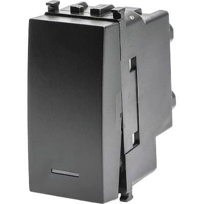 Invertitore Unipolare Avp Nero a 16 250 V 8 Pezzi - 2