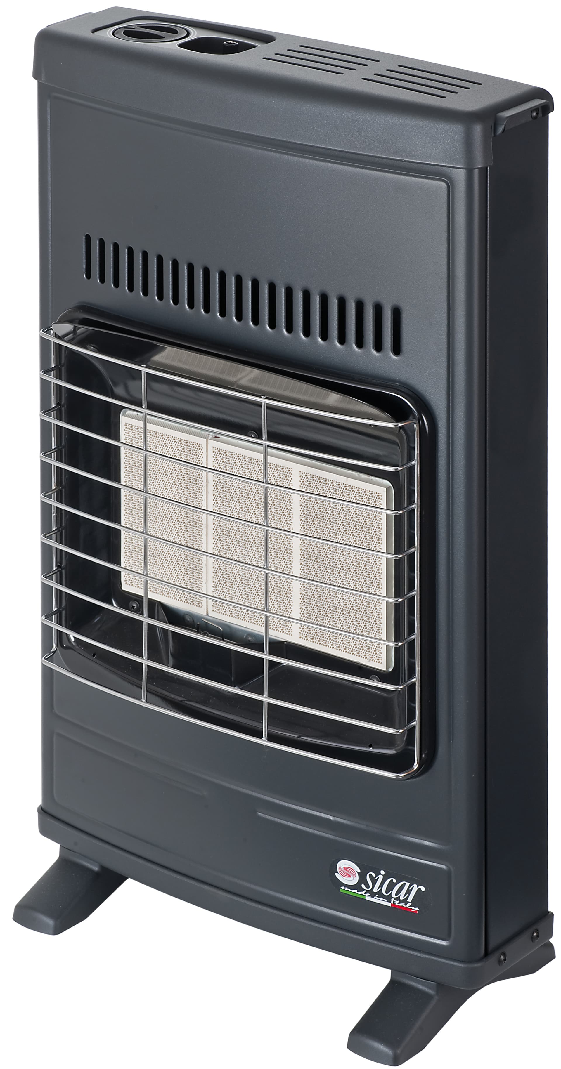 Stufa ad Infrarossi Metano a Parete 4 200 W Colore Grigio Sicar - 2