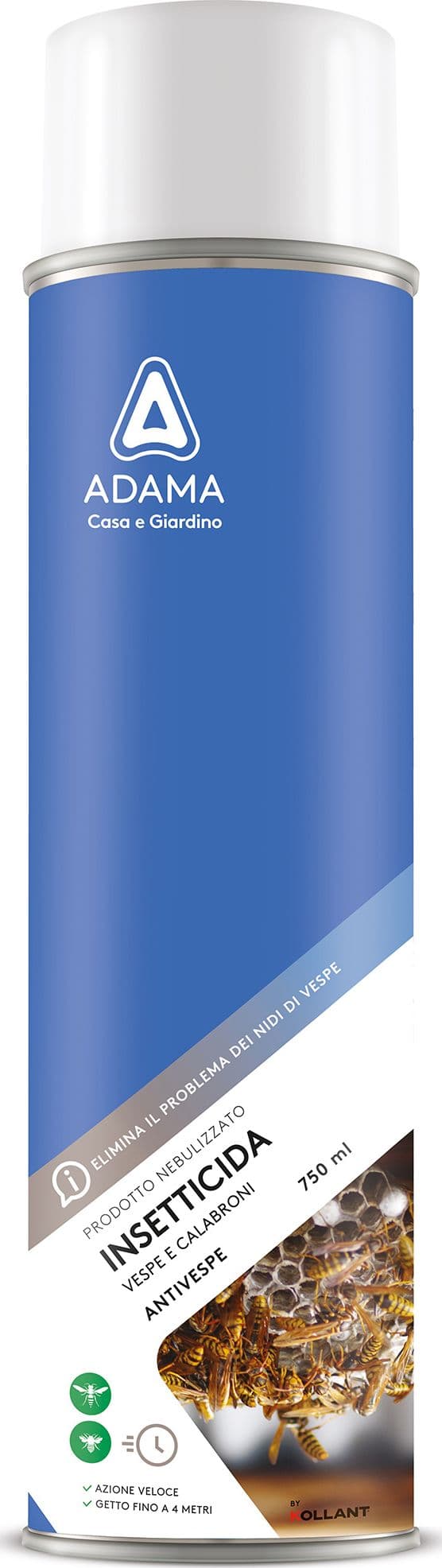 Insetticida Spray Vespe e Calabroni Ml. 750 12 Pezzi Adama - 2
