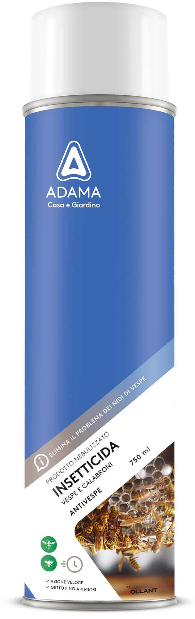 Insetticida Spray Vespe e Calabroni Ml. 750 12 Pezzi Adama - 2
