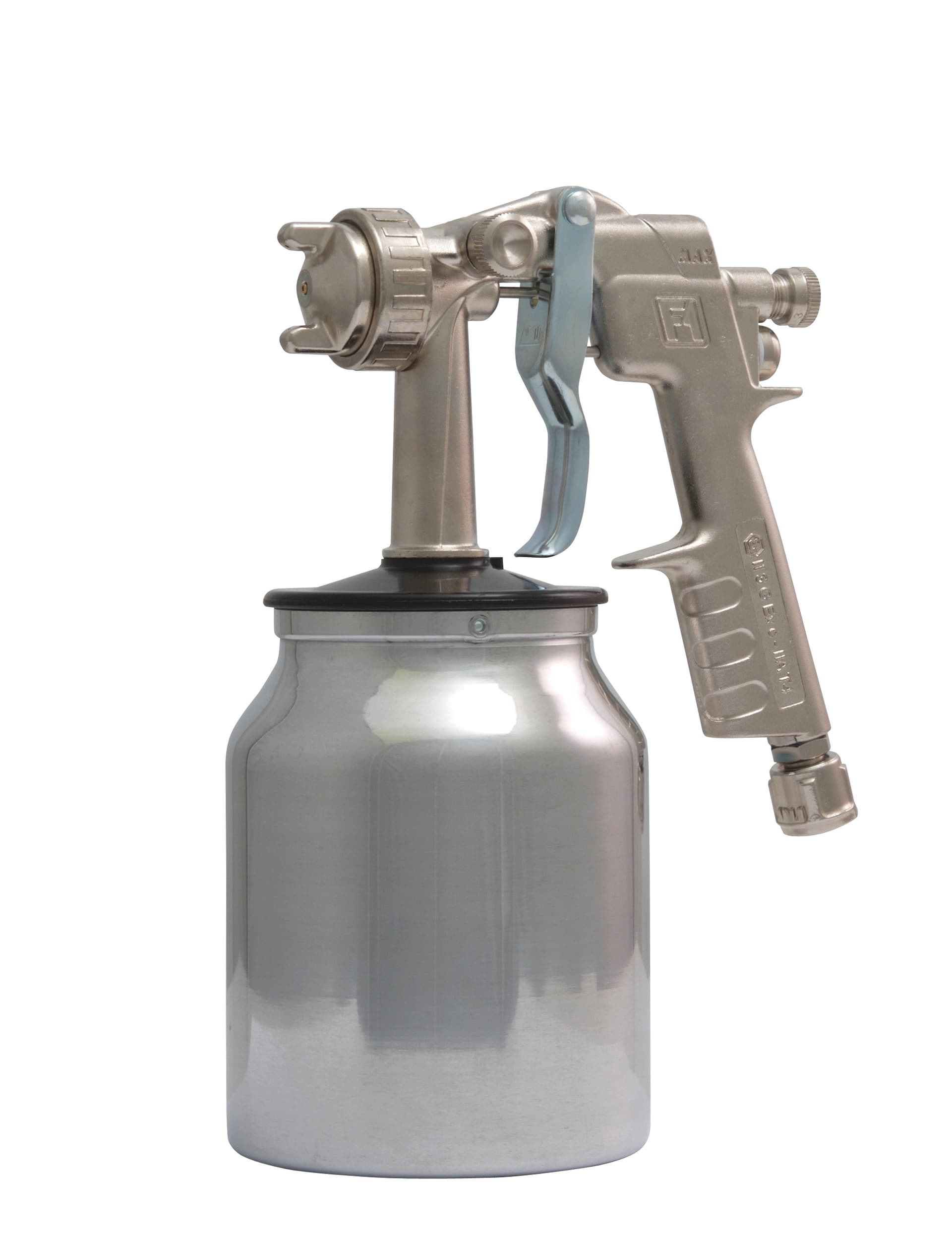 Aerografo Verniciatura Serbatoio Inf. Alluminio 1 L per Compressori - 2