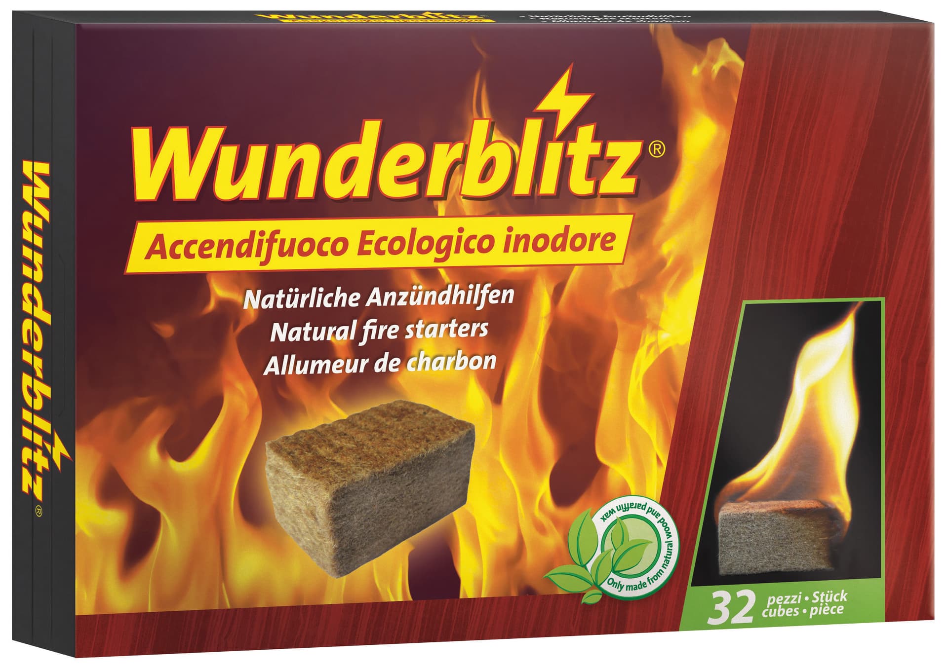Accendifuoco Ecologico 32 Cubetti 24 Pezzi - 2