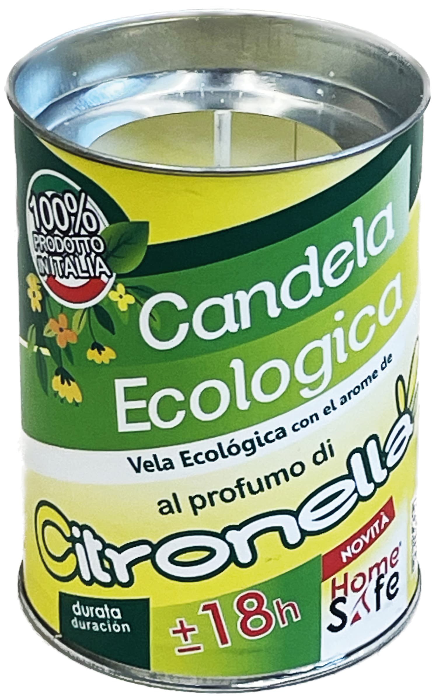 Citronella in Candela Made in Italy Ø Cm 6 x 8 H - 2