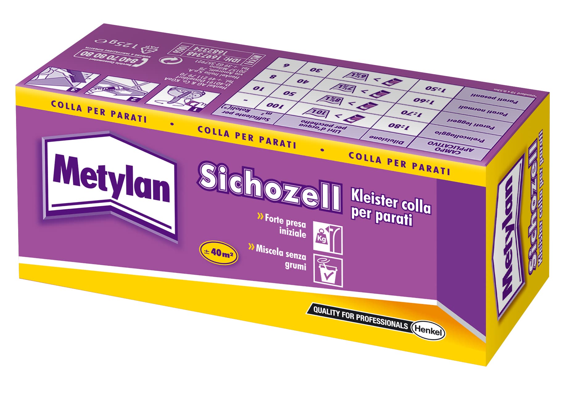 Colore La Metylan Sichozell Gr. 125 Henkel - 2