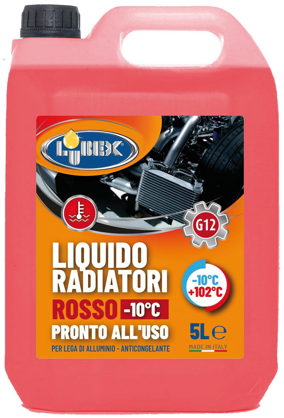 Protettivo Radiatore Rosso L 5 (da 10 °c a +102 °c) 4 Pezzi Lubex - 2