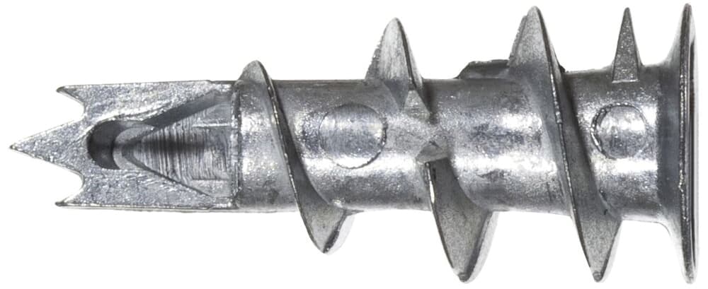 Tassello in Metallo per Cartongesso Gkm (senza Vite) 100 Pezzi Fischer - 2