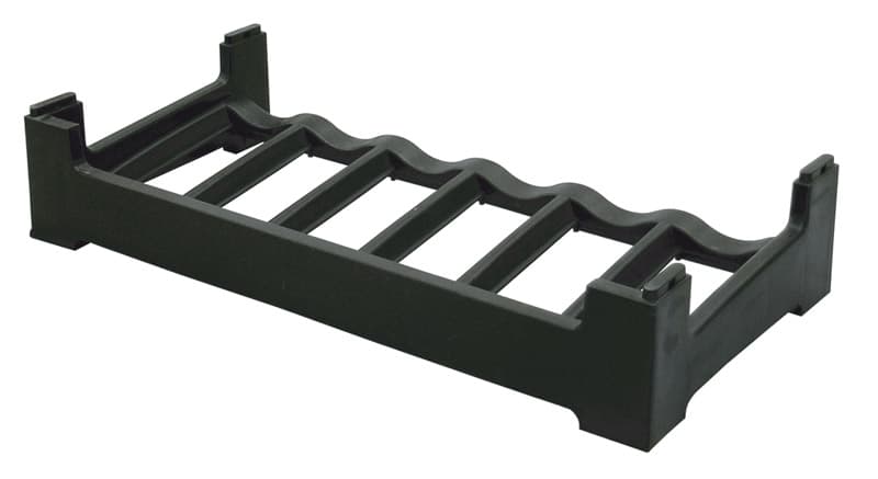 Ics Cantinetta Portabottiglie Sovrapponibile a 6 Posti Cm 60 x 30X12 H - 2