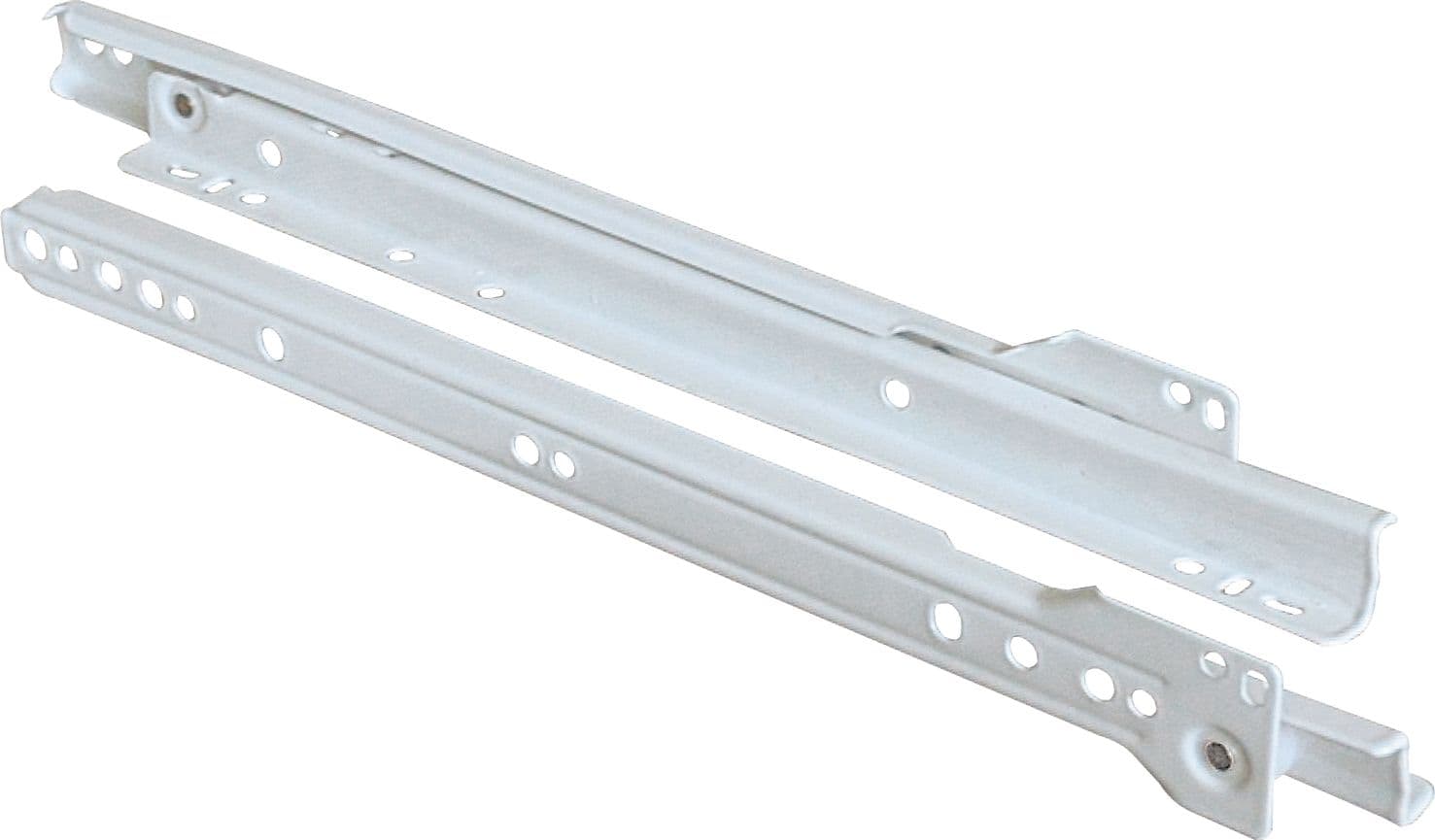 Guide per Cassetti con Fermo Colore Bianco Cm 40 25 Coppie - 2