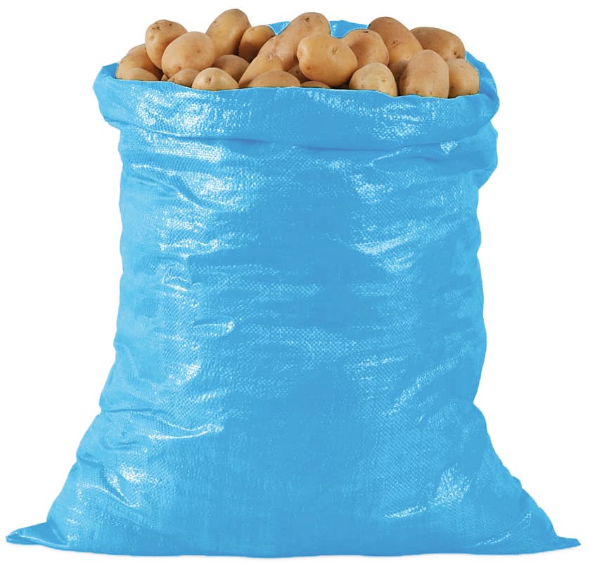 Sacco in Polipropilene Blu Orlato Capacità Kg 100 cm 70 x 120 100 Pezzi - 2