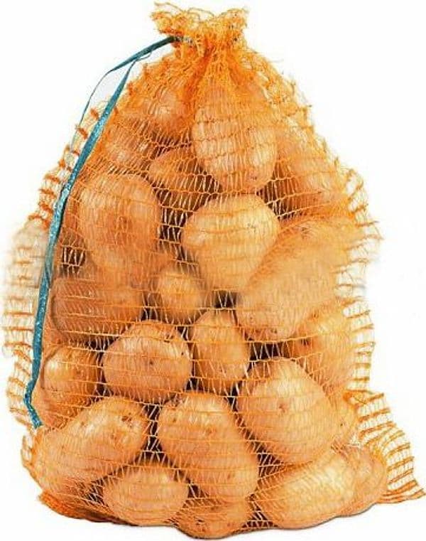 Sacco per Ortaggi Raschel Capacità Kg 10 cm 40 x 60 100 Pezzi - 2