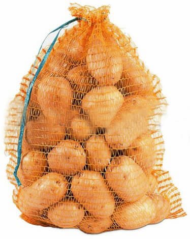 Sacco per Ortaggi Raschel Capacità Kg 10 cm 40 x 60 100 Pezzi - 2
