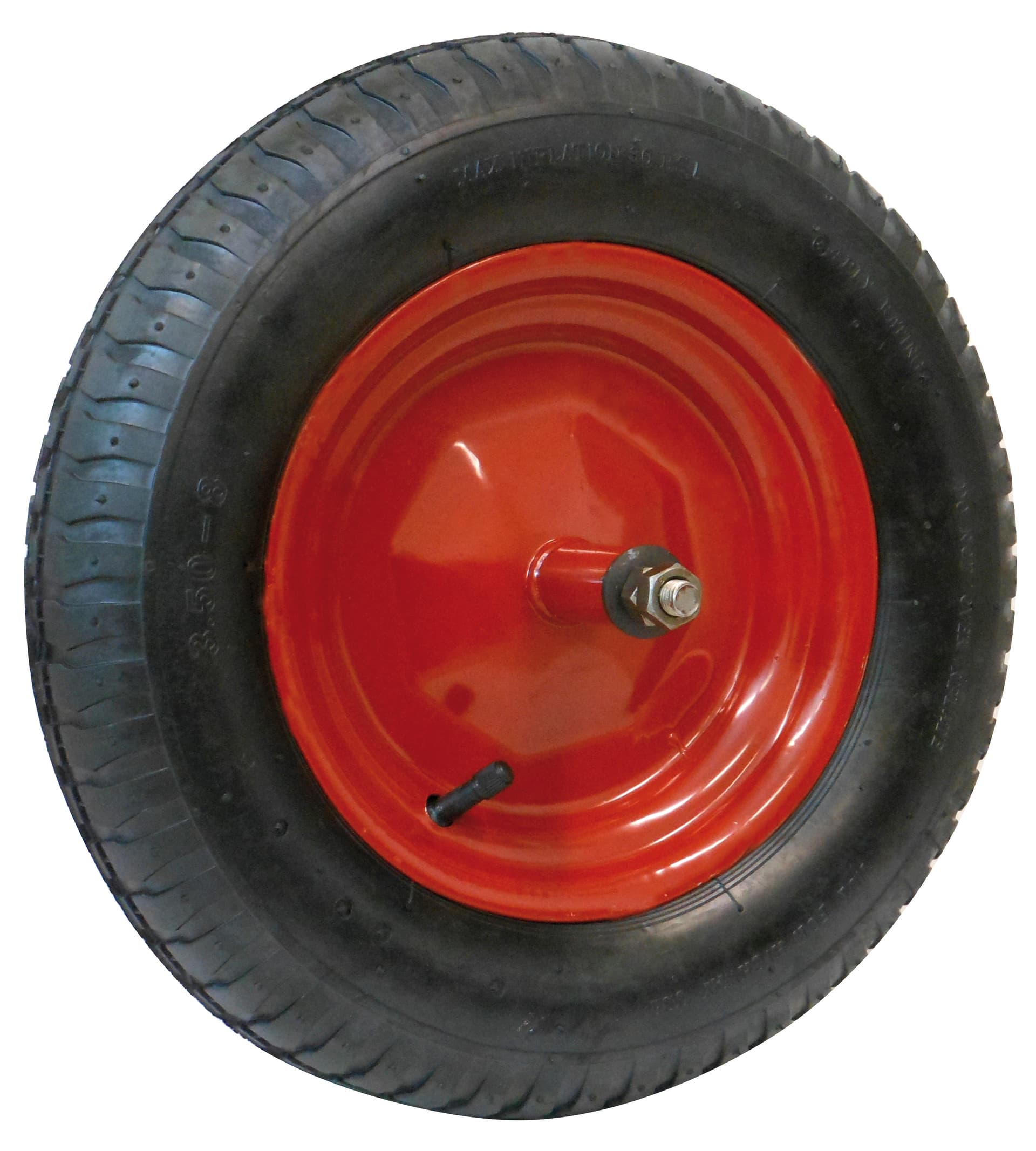 Ruota Pneumatica x Carriola Tipo Vespa Perno Cm 17 Asse Cm 11 5 Utilia - 2