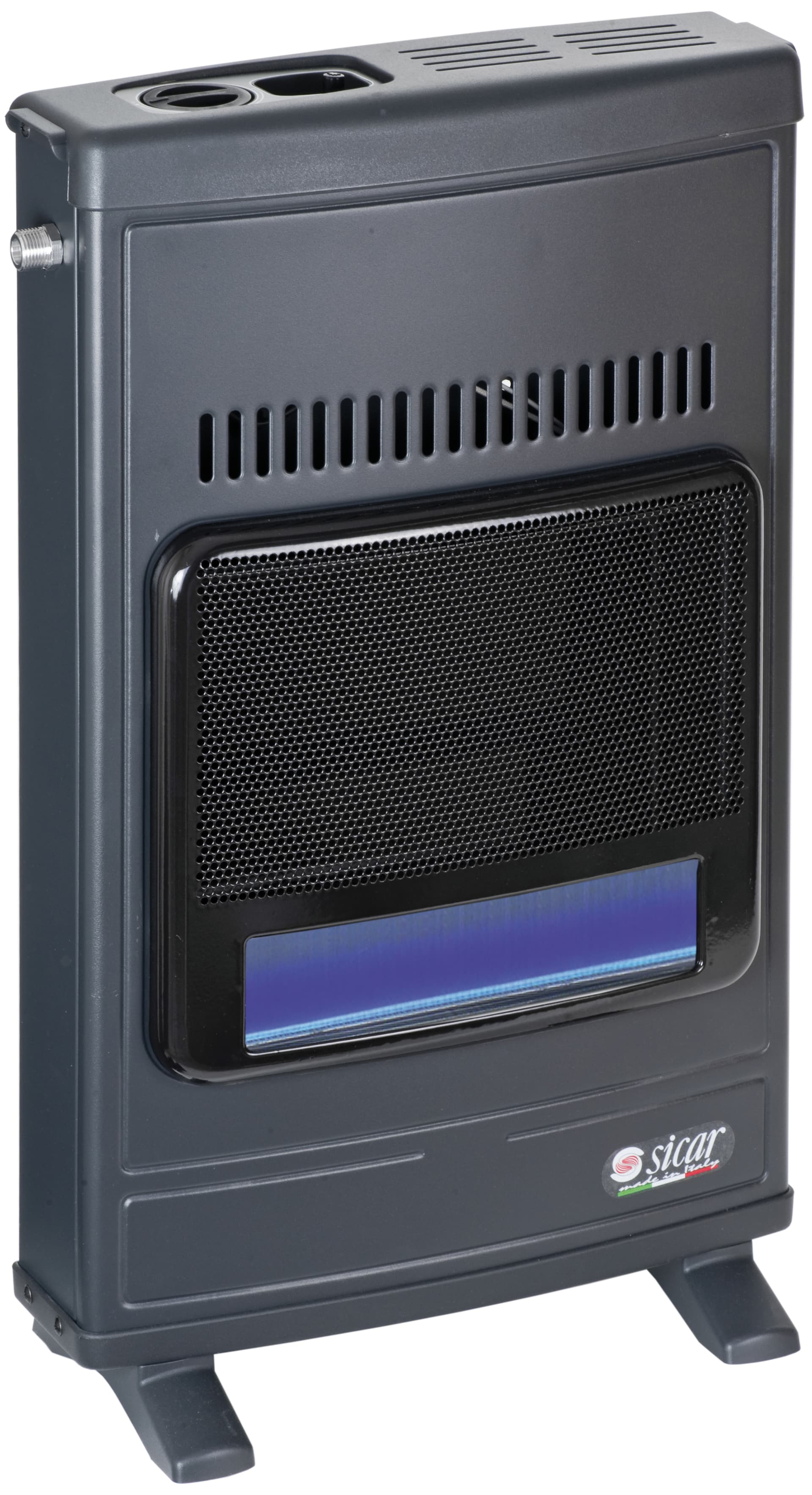 Stufa Blue Flame Metano a Parete 4 100 W Colore Grigio Sicar - 2