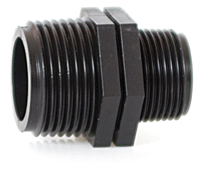 Raccordo Filettato Nipplo Ridotto per Tubo in Polietilene Misura 1.½X1 20 - 2