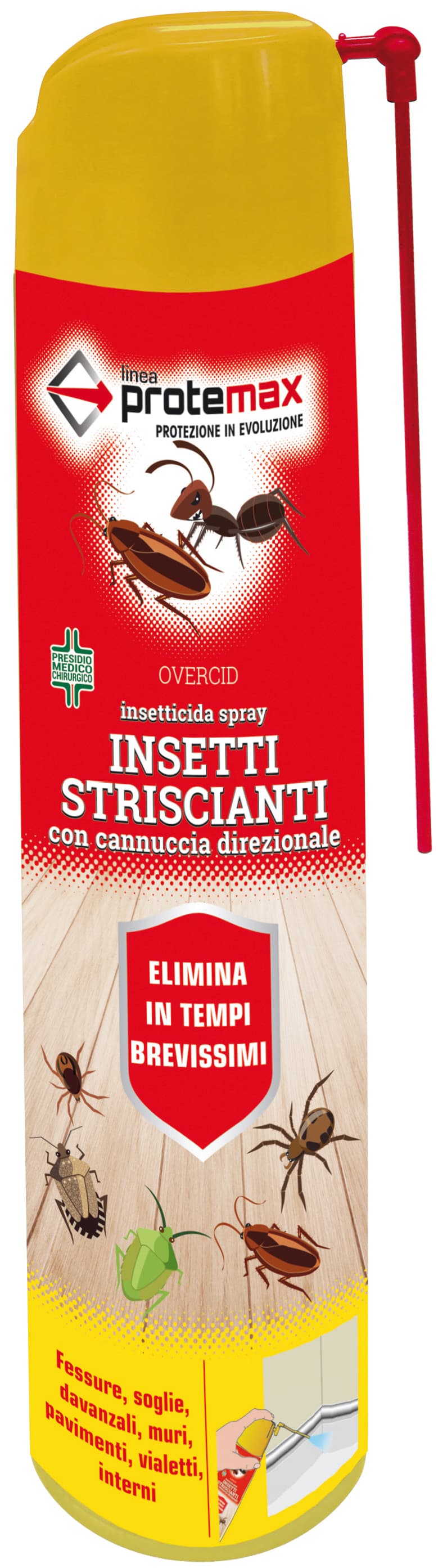Insetticida Spray Insetti Striscianti Ml. 500 con Cannuccia 24 Pezzi - 2