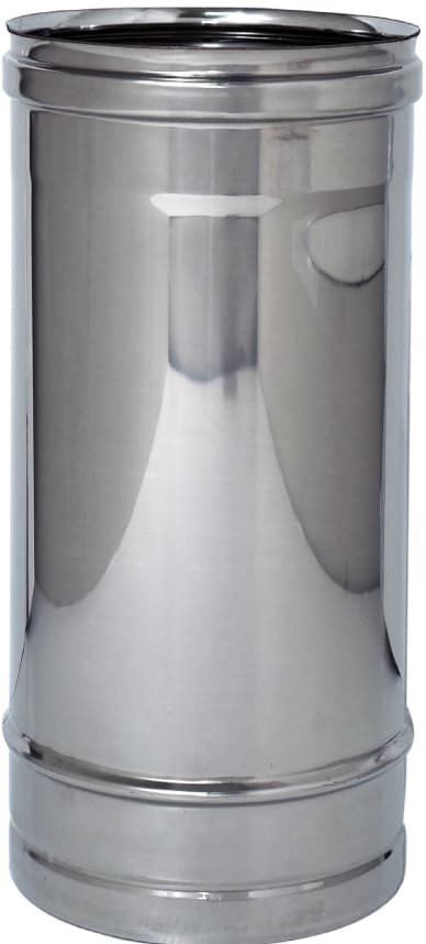 Tubo Inox AISI 304 per Stufa Ø Cm 10 x 100 - 2