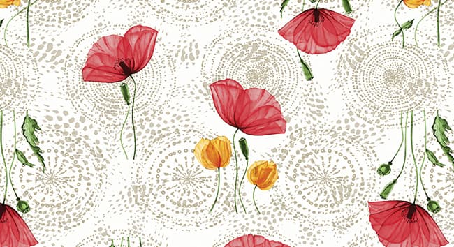Tovagliato in PVC Fantastik Fiori 1226 1 Rotolo Cm 140 (h) x 20 M (L) - 2