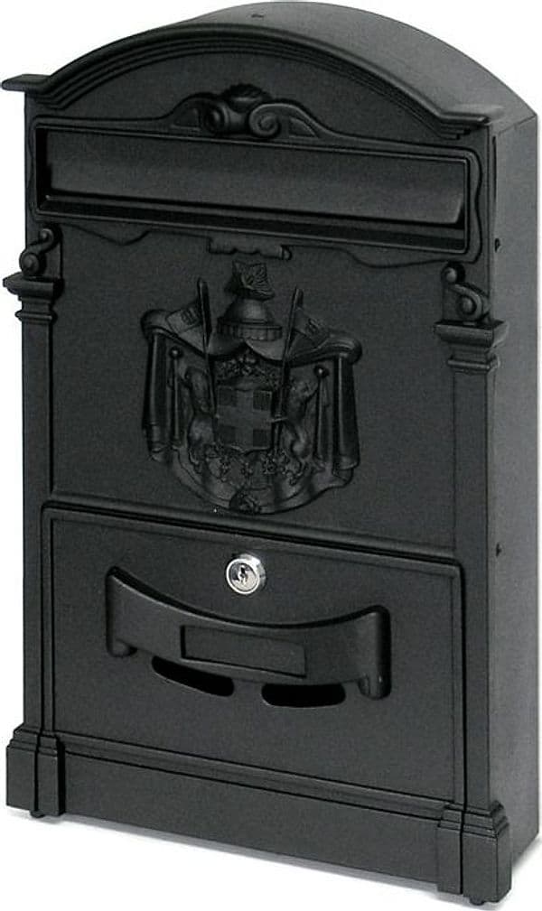 Cassetta Postale Artistica Colore Nero Utilia - 2