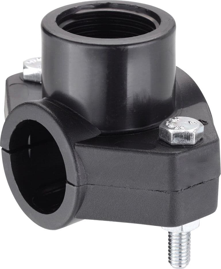 Presa a Staffa in Polipropilene X 1/2 Pz 2 Ø 25 - 2