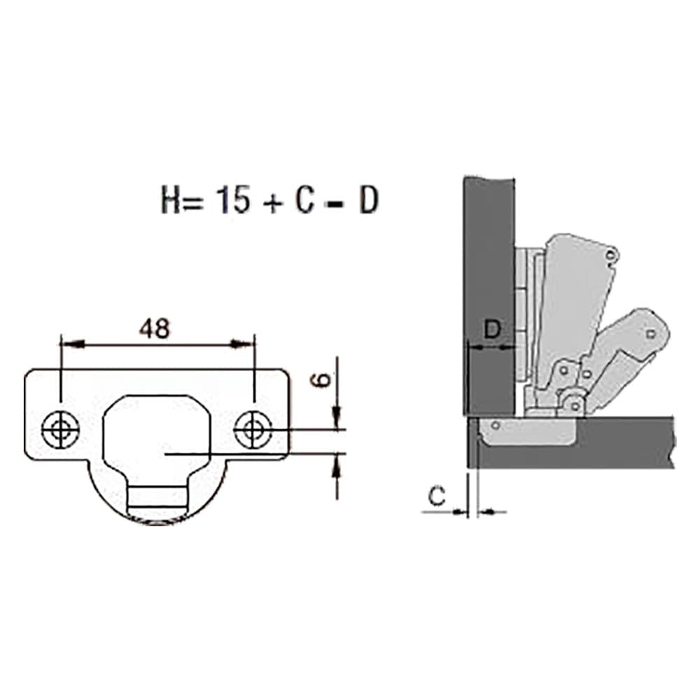 Cerniera per Mobili 1 mm – Koncreto