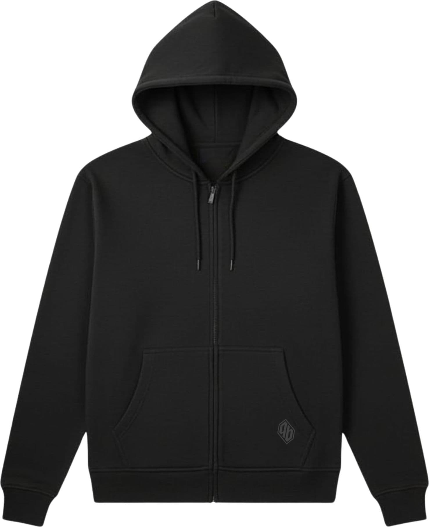 Felpa Ghettoblaster Basic Zip black in Pantaloni Glad Store - Genova, commercioVirtuoso.it