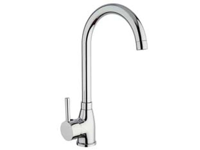 Rubinetto Miscelatore Monocomando Lavello Canna P Serie Cucina Crolla - 2