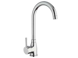 Rubinetto Miscelatore Monocomando Lavello Canna P Serie Cucina Crolla - 2