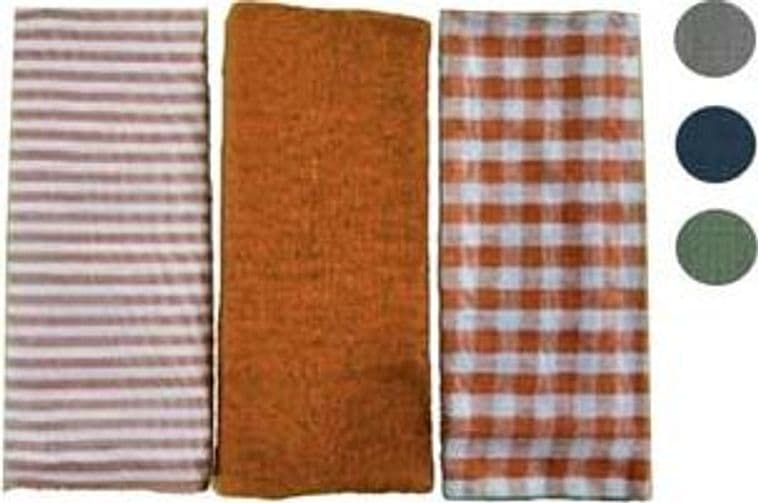 Canovaccio Piatti Milady in Cotone Pz 3 50 CMX70 Beige Xtra 6 Pezzi - 2