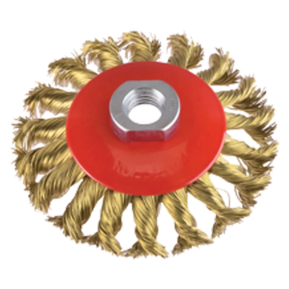 Spazzola Circolare Conica Foro m 14 Pg Ø 100 mm - 2