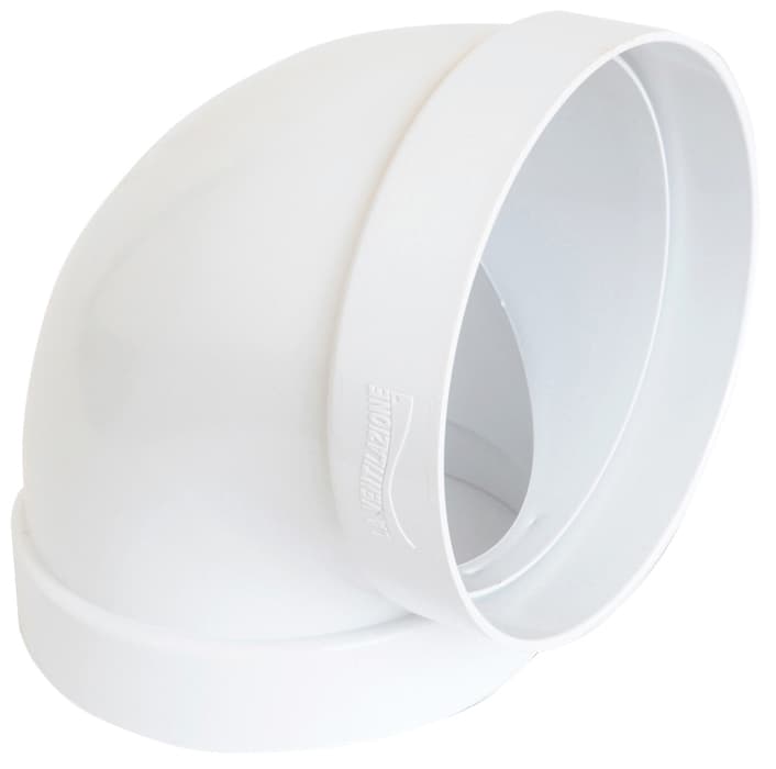 Curva 90° per Aerazione Canalizzata Ee ¸ Mm 100 Colore Bianco - 2