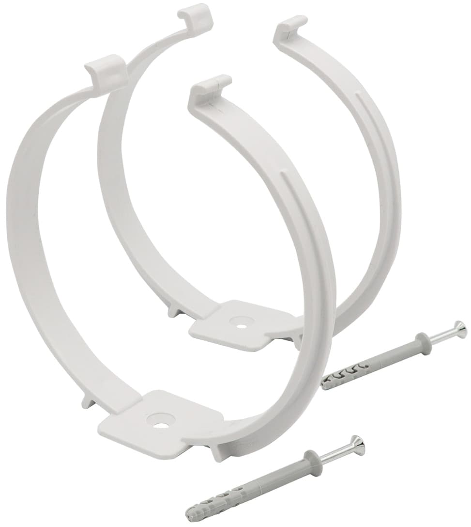 Colore Lare Fermatubo per Aerazione Canalizzata Ø Mm 125 con Tasselli - 2