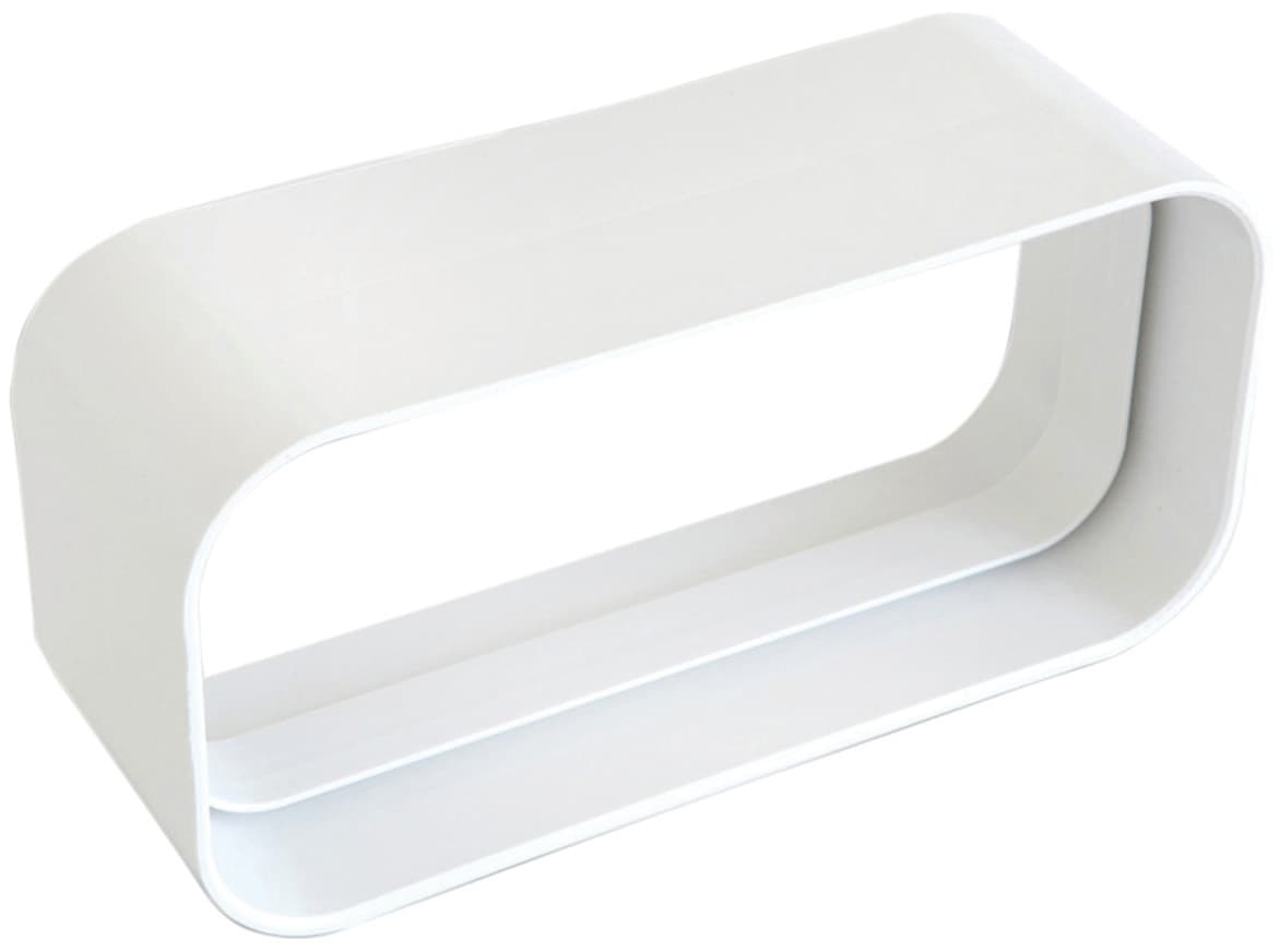 Giunto Orizzontale F F per Aerazione Canalizzata Mm 150 x 70 Colore Bianco - 2