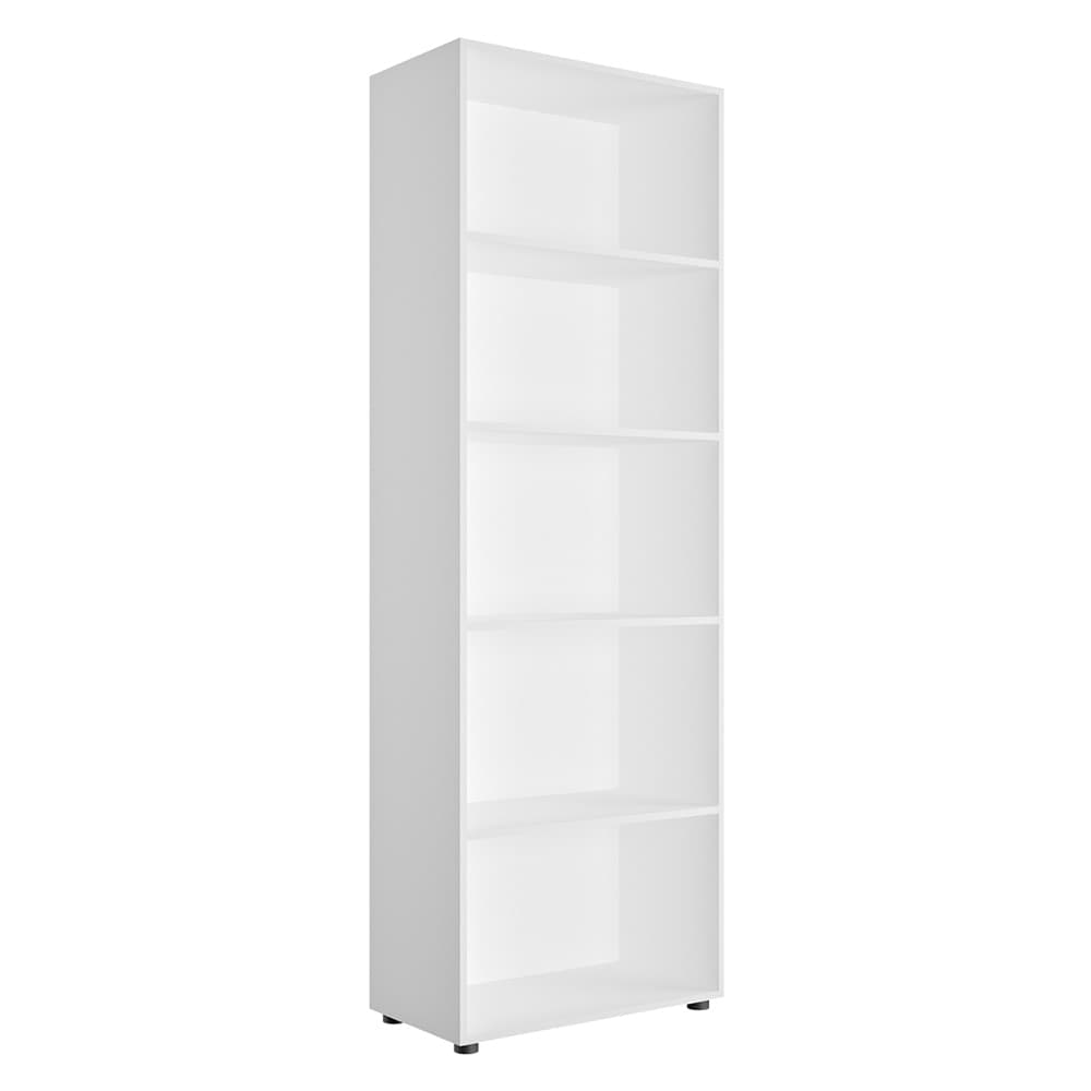 LIBRERIA LINEA 'ESPRESSO' 5 ripiani - cm.35,3x68xh.200 - bianca  - COMPOSAD