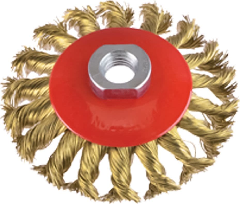 Spazzola Circolare Conica Foro m 14 Pg Ø 120 mm - 2