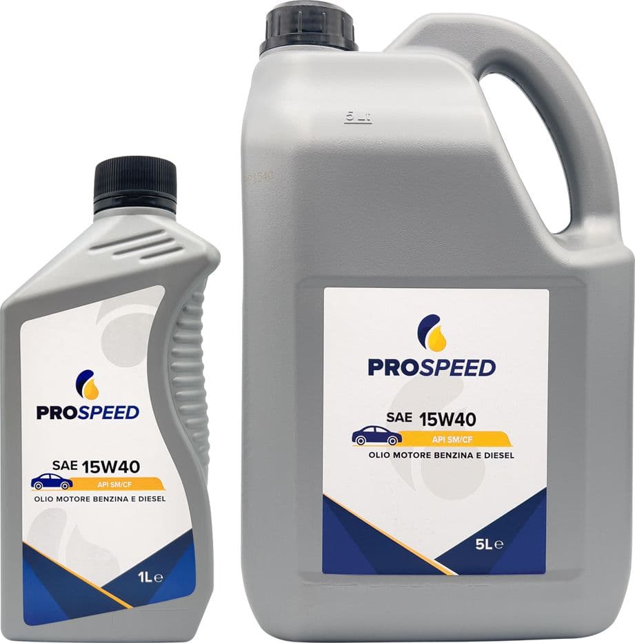 Olio Motore per Autovetture Sae 15W40 Prospeed 12 Pezzi 1 lt - 2