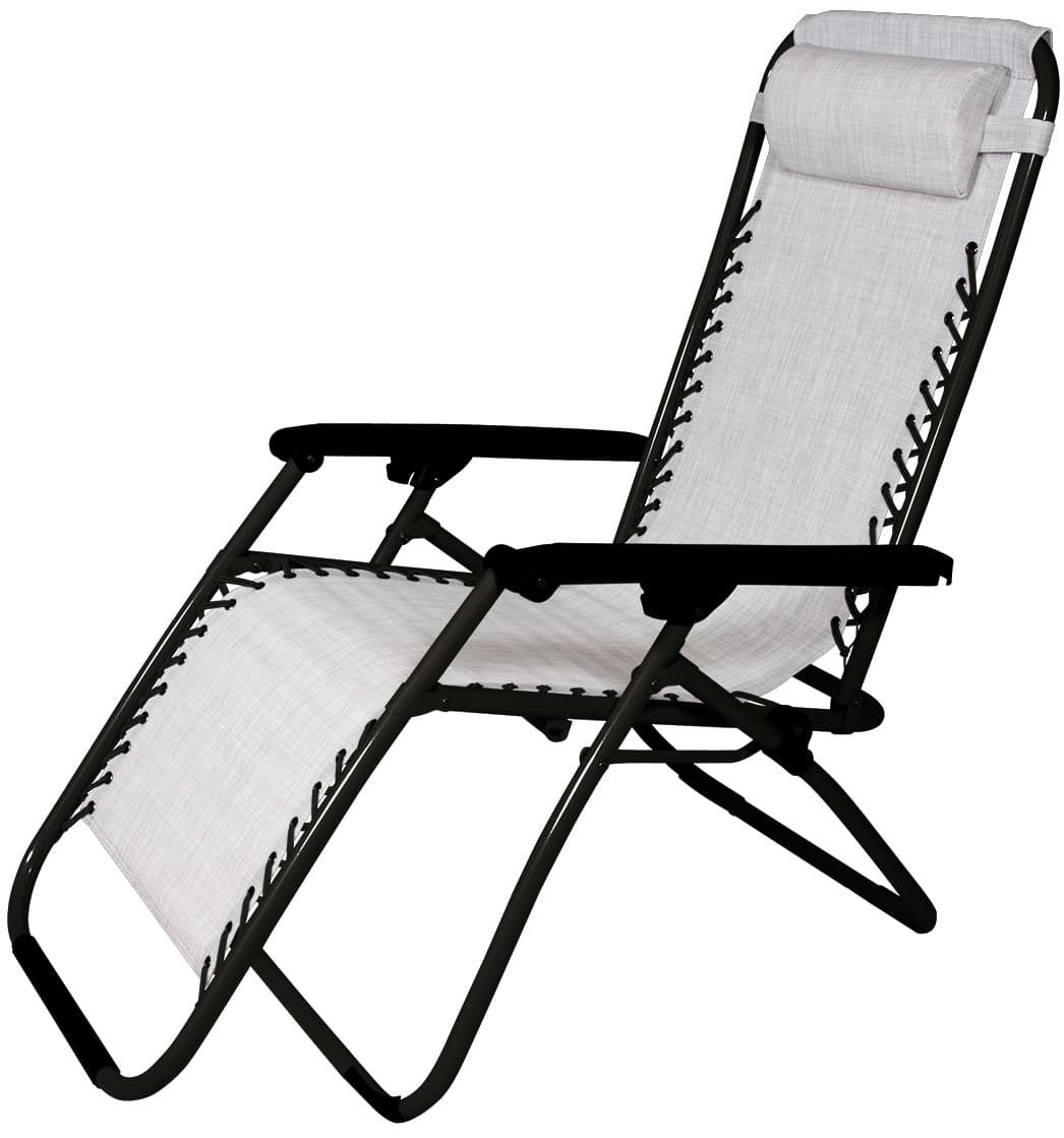 Sdraio Reclinabile Cm 62 x 142X120 H Colore Grigio - 2