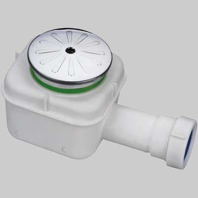 Piletta Sifonata per Piatto Doccia con Foro DM.60 Piattello Cromo DM.80 1½ - 2