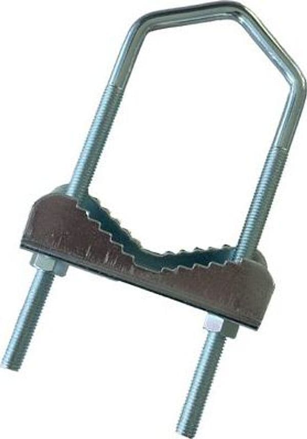 Zanca Antenna Parabola a Ringhiera 30 a 60 mm 16 x 6 cm 20 Pezzi – Minutex