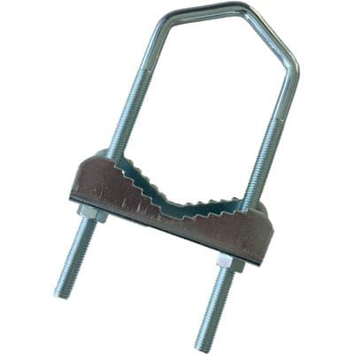Zanca Antenna Parabola a Ringhiera 30 a 60 mm 16 x 6,0 cm 20 Pezzi - 2