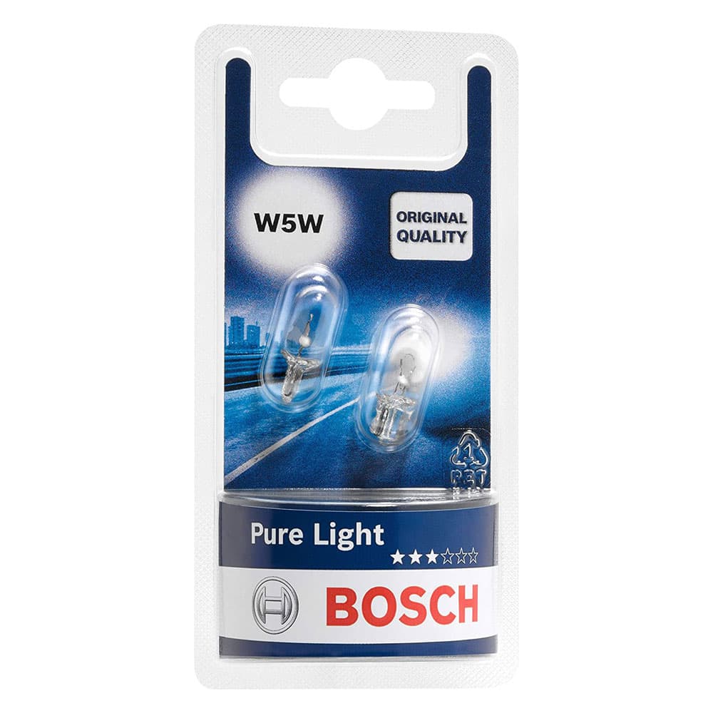 Lampadina per Luci Direzione e Posizione TW1 Bosch 12 v 2 w Attacco 2 Pezzi - 2